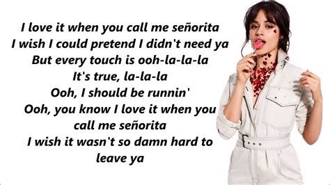 camila cabello senorita lyrics|senorita song meaning.